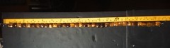 16″ Vintage Tigers Eye Faceted Bead Necklace Chunky Geometric 52.77 Grams