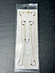 NEW OLD STOCK 1/20 12K 24″ DAINTY CHAIN NECKLACE ON ORIGINAL CARD N433