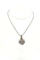 Vintage Monet Sterling Silver 925 Pendant Necklace 17.75″