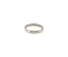 Vintage Belais Wedding Band, Berta, Size 6