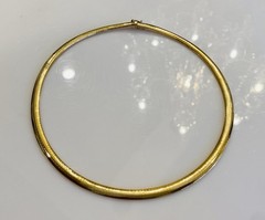 Stunning Vintage 14k Gold Omega Necklace Collar 17.75″ 39 grams