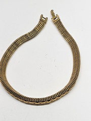 VTG 1950 BROOKRAFT Goldtone Necklace 14″