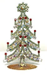 A NICE CHRISTMAS TREE rich in STONES, SIGNATURE HUSAR.D k-206