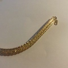 Vintage Gold Tone Bracelet Signed Medici