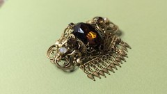 rare vintage brooch made in uSSR Czech broch