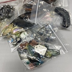 Glass Bead Jewelry Craft Repair Lot 2.7 lbs Multicolor Assorted Shapes Sizes
