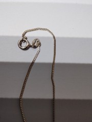 Vtg Heart Locket Pendant & Chain 17″ 925 Silver