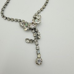 VINTAGE RHINESTONE Jewelry Lot Necklace Bracelet Earrings TAYLOR MAID Case