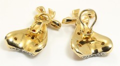 Vintage High End Crystal Rhinestone Art Deco-style Clip Earrings