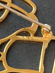 Vintage 1930’s Coro Flower Duette Brooch Pin Clips