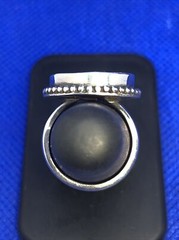 Vintage Ammonite 925 Sterling Silver Shell Fossil Size 5.5 Statement Ring