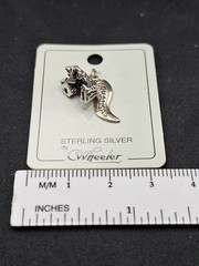 Wheeler 925 Silver Arkansas Razorback Charm.