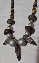 Vintage Signed Teresa Goodall Necklace Boho-Chic Art Fashion