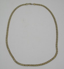25 Grams VTG 14k GF Victorian Rope Chain Necklace 22 in Classic Lobster Closure