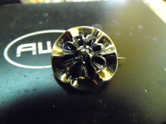 Rare Georgian Rose Cut Diamond and Gold Pin Mid 1700’s 3.2grams, 14Kt. Gold
