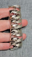Pegasus Coro Silver Tone Bracelet Fold Over Clasp
