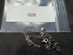 2.46g Vintage Sterling Silver 925 Bicycle Pendant Necklace Adjustable 19 in M