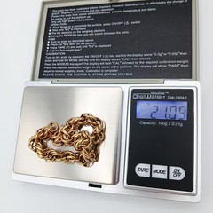 Vintage ~ B.A. Ballou 12K Gold Filled Chunky Curb Link Bracelet ~ 7.5″