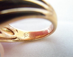 Sterling Silver 925 Gold on Natural Irradiated Morganite Ring Size 9