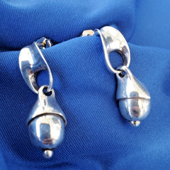 ORIGINAL Designer 925 Sterling Silver Dangle Drop Earrings Jewelry Gift Woman