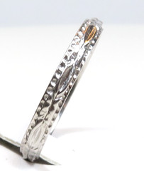 Antique Art Deco 1920’s Wedding Band Ring Platinum Finger Size 7 UK-N1/2 2.62MM