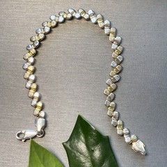 Vintage Saint Marco Bracelet Estate Fine Jewelry Pre-Owned Sterling Silver Italy