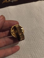 Vintage Colorful Dome Nautical Starfish Adjustable Ring Statement Free Size