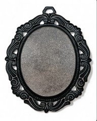 Retro Art Nouveau Revival Portrait Under Glass Pendant