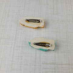 Sneaker Shoe Pin 80s Retro Vintage Blue Green Off White Yellow Lot of 2
