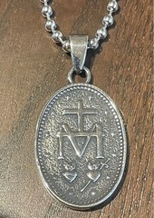 Virgin Mary Necklace Stainless Steel Used Not specified