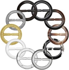 Scarf Ring Clip Shirt Clip T-Shirt Tie Ring Clips for Women and Slide Tshirt Twi