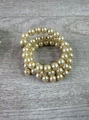 Vintage Unbranded Lot Of 3 Vintage Faux Pearls Bracelets