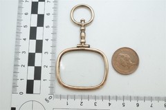 ANTIQUE ENGLISH GEORGIAN GOLD QUIZZER / MAGNIFYING GLASS c1820