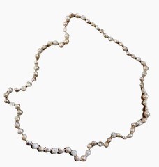 Vintage Cultured Pearl Necklace • Hand Knotted • 30″ Ivory Round
