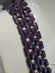 Vintage 1980s Napier Eggplant Purple Chain Link Necklace