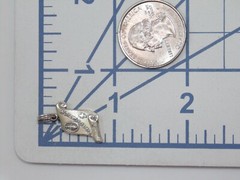 Creed Sterling Silver Graduation Charm 2.4g 925 Certificate Pendant Gift VTG