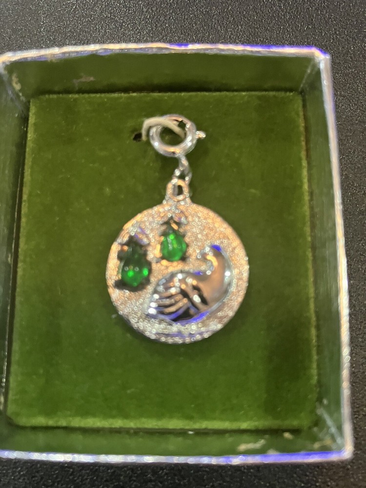 Sarah Coventry 1974 Partridge in Pear Tree Limited Christmas Charm. DWK Jewelry