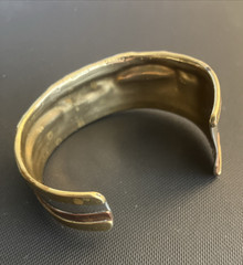 VINTAGE..LAZARO..MCM CUFF BRACELET…MIXED- 925 STERLING SILVER/COPPER/BRASS