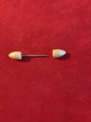 Vintage Celluloid Double Sided Hat/Brooch Pin