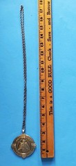 VTG Bell Trading Post Nickel Silver Navajo Style Thunderbird Pendant Necklace