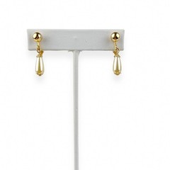Sarah Coventry Earrings Clip On Dangle One ‘N Only Classic Chic Quiet Elegance