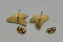 Lot Of 10 Christmas Jewelry Items Avon Earrings Unbranded Pendant Brooch Pins