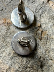 Vintage Sterling Silver Cufflinks Cuff Links Aztec Mayan Design Hecho En Mexico