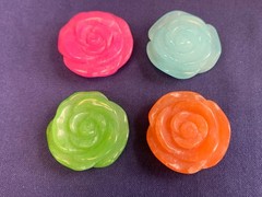 Vtg JTV Stretch Bracelet 6″-8″ Jewelry Interchangeable Magnetic Carved Roses