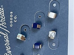 NWT LOT of Universal Thread Semi Precious Cube Earrings & Gift Boxed Ball DJ200