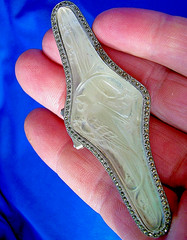 ORIGINAL Rene LALIQUE Art Deco DEUX FAISANS BROOCH Two Pheasants 1920s Nouveau