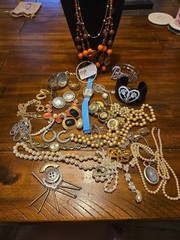 Jewelry Mix Marked Napier, Coro, Charmin Charlie, Trifari, Ann Taylor