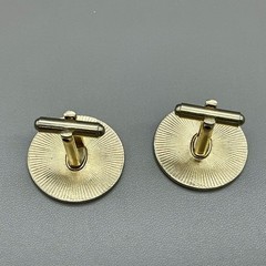 Vintage Unicorn Cufflinks Tie Bar Set Brown Enamel Silver Tone Fantasy Men’s