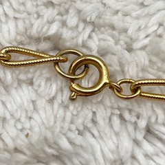 Vintage Filigree Cage Pendant Necklace Gold Tone Flapper Length 48″