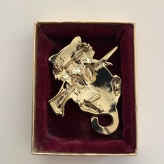 Adorable Cat On Branch Brooch